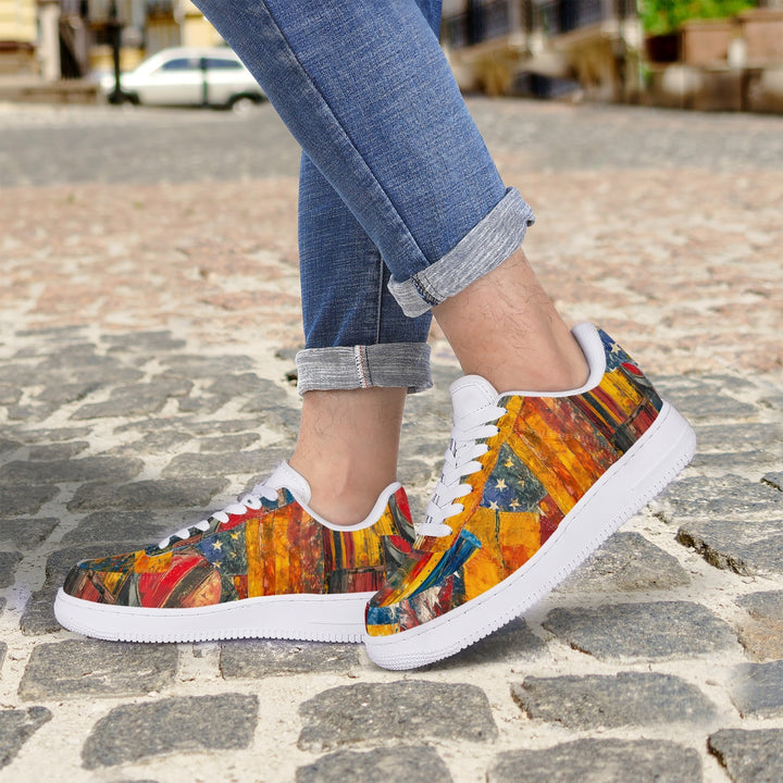 Vibrant Vibes Low-Top Sneakers, uniquestride.com