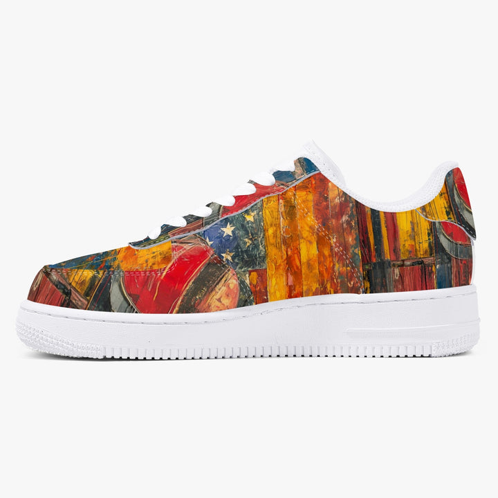 Vibrant Vibes Low-Top Sneakers, uniquestride.com