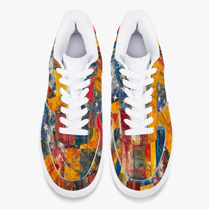 Vibrant Vibes Low-Top Sneakers, uniquestride.com