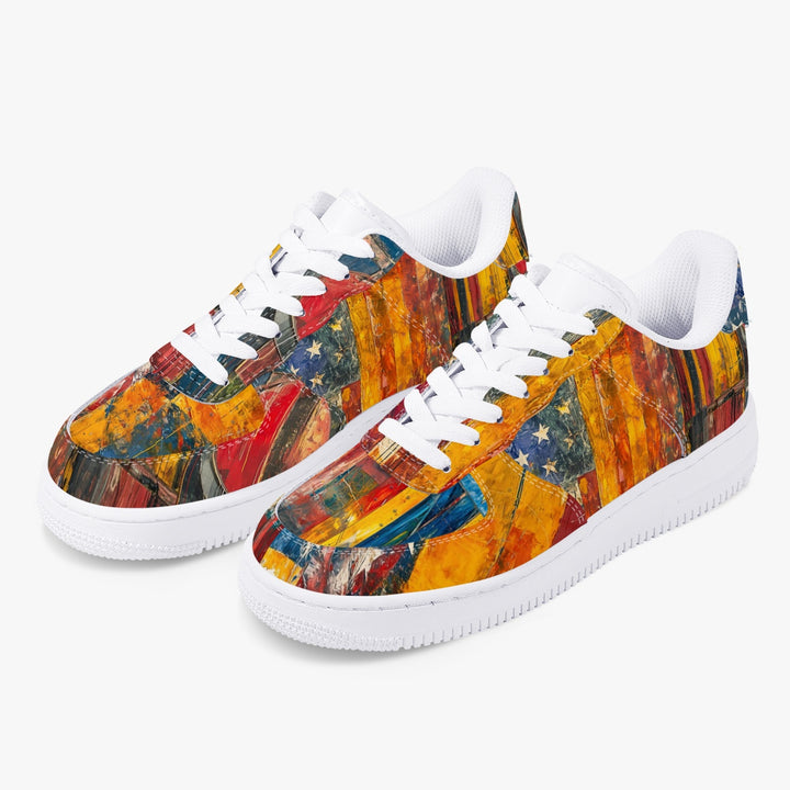 Vibrant Vibes Low-Top Sneakers, uniquestride.com