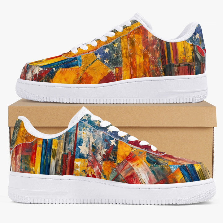 Vibrant Vibes Low-Top Sneakers, uniquestride.com